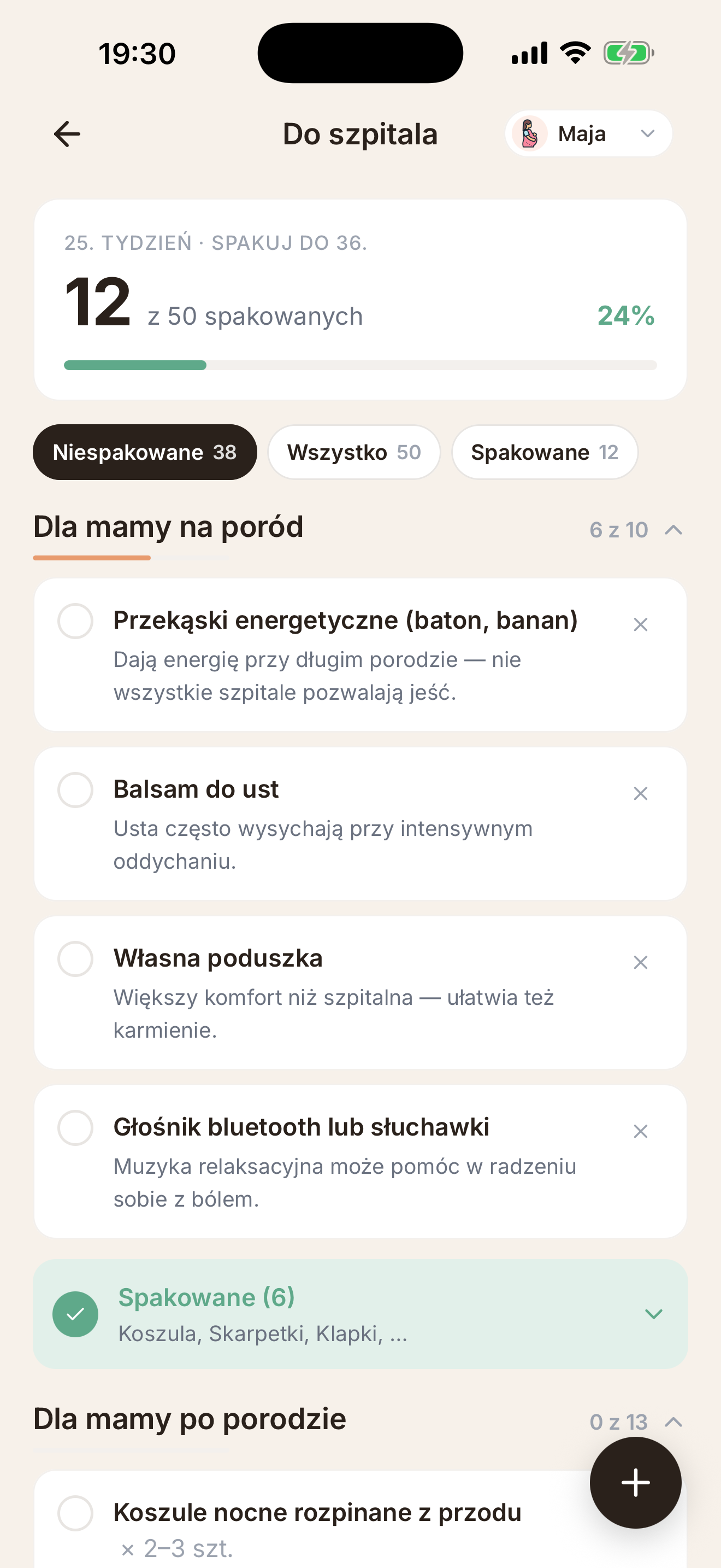 Lista do szpitala