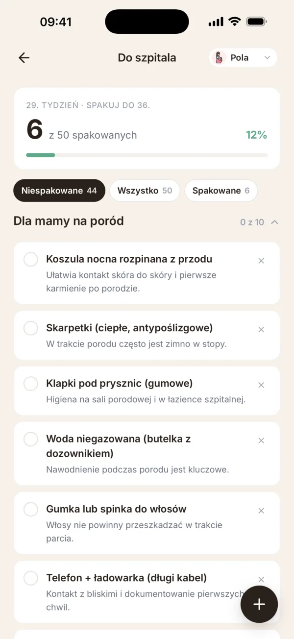 Lista do szpitala