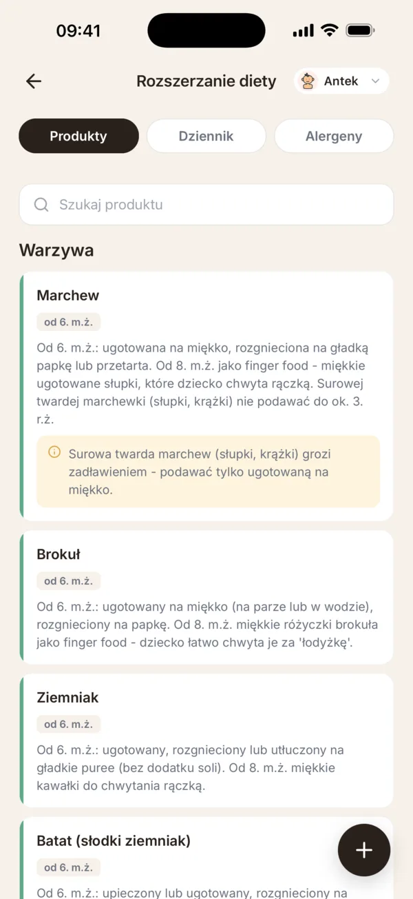 Rozszerzanie diety